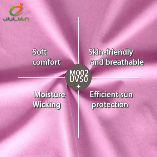75%polyester 25%spandex UV50+ high elasticity/moisture wicking fabric