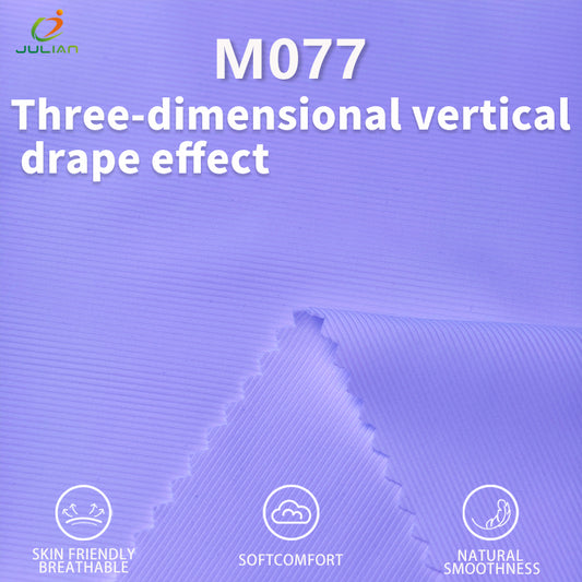 76%nylon 24% spandex skin-friendly and smooth vertical drape effect four-way stretch moisture-wicking golf fabrics