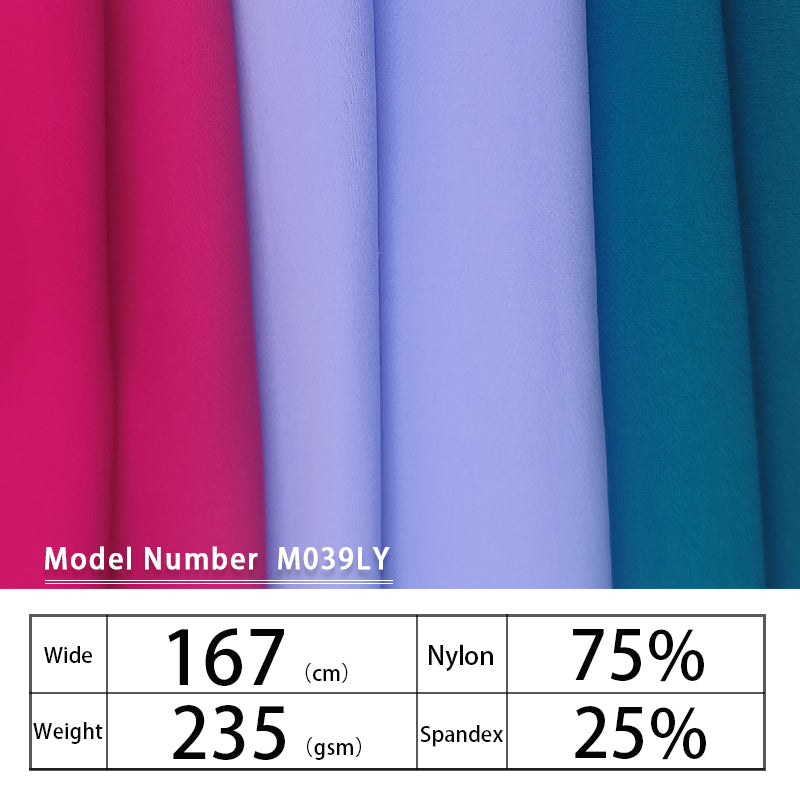 75%nylon 25%lycra double-sided sanding yoga clothing fabric