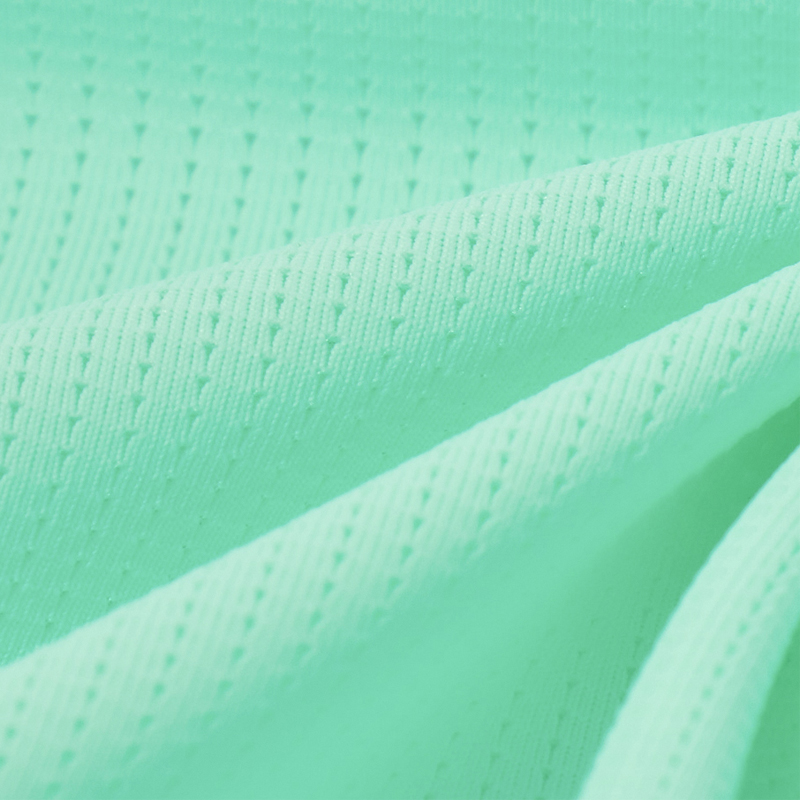 High Quality Golf Fabric Comfortable Jacquard Mesh Fabric Nylon Textile Fabrics for Shirt