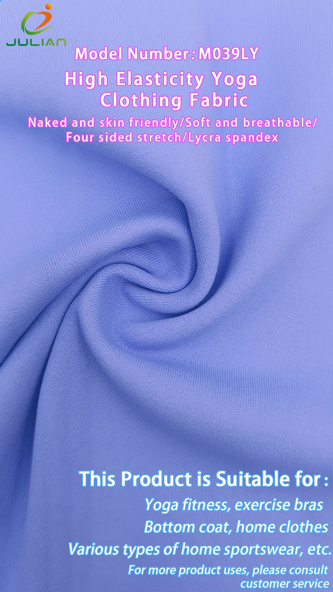 75%nylon 25%lycra double-sided sanding yoga clothing fabric