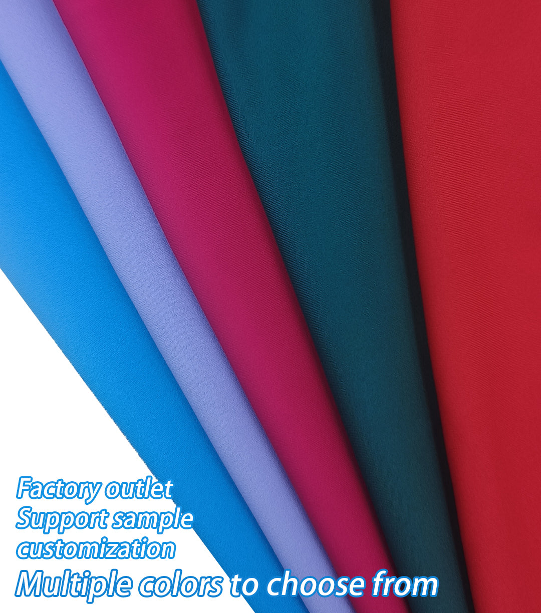 75%nylon 25%lycra double-sided sanding yoga clothing fabric