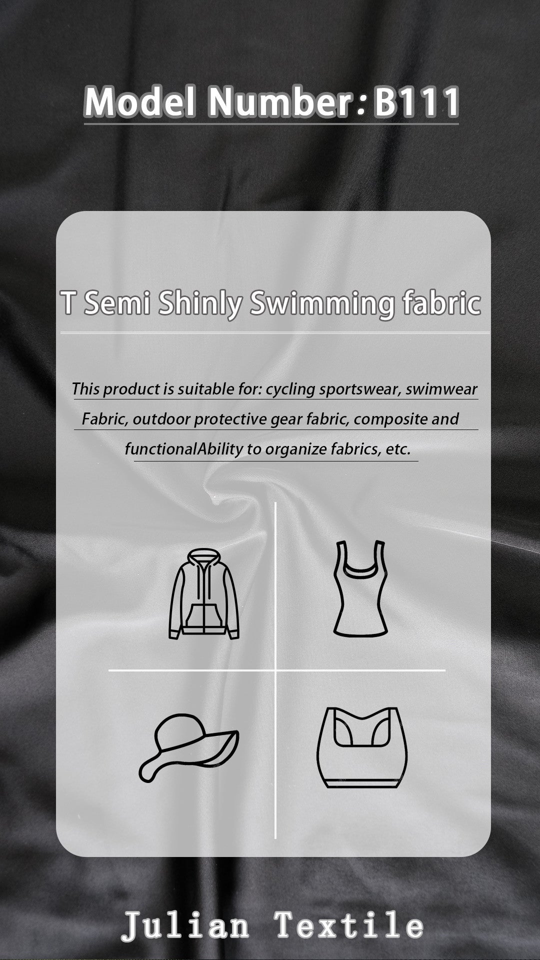 87% polyester 13% spandex fabric cycling sportswear swiming fabric