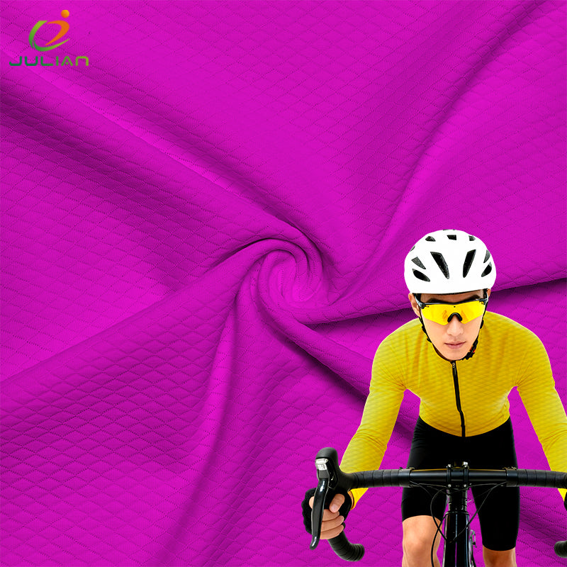 Gloves Fabric in Shenzhen Elastic Strech Jacquard Jersey Textile Fabrics for Clothes by Yard Weft Knit Custom Sports Fabric