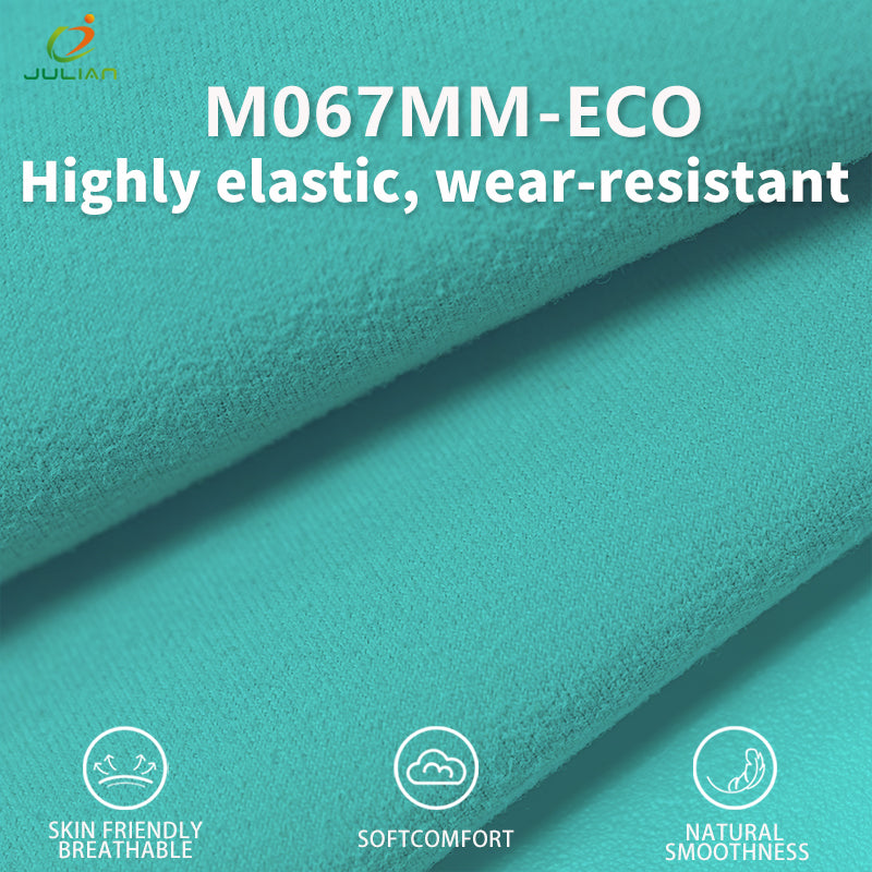 Highly Elastic Yoga Fabric RecycledWear-resistant Fitness Eco-friendly Health Care Double Side Brushed Cycling Pants Fabric