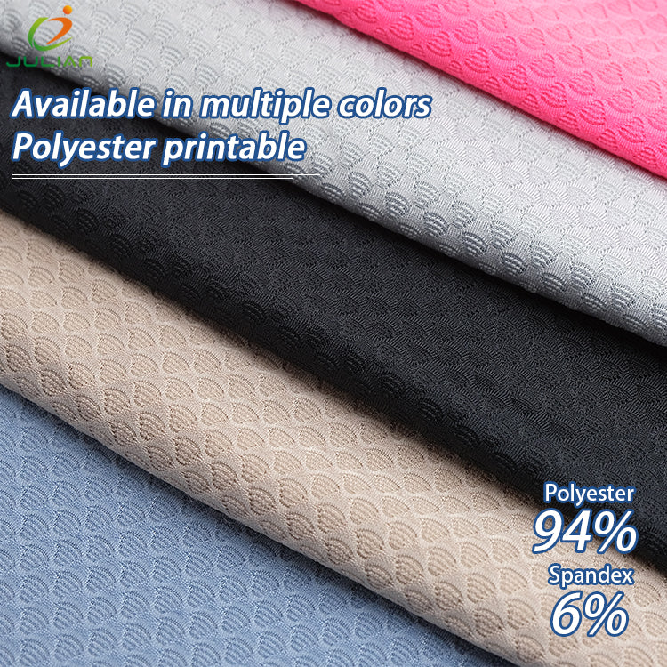 94%polyeater 6%spandex T-shaped jacquard cycling fabrics