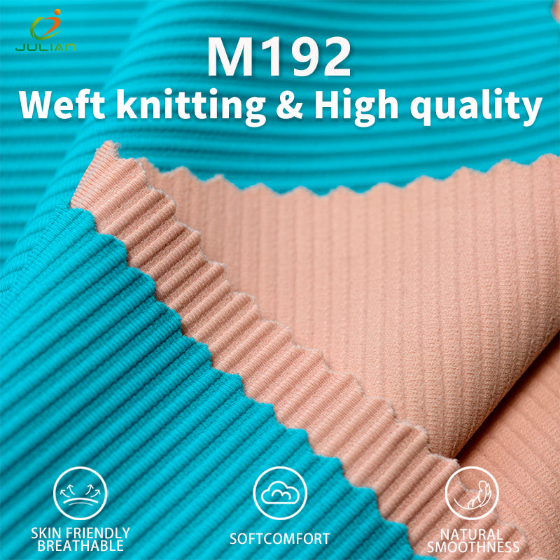 Clear texture soft and skin-friendly highly elastic and comfortable wicking sports bras nylon sportswear fitness yoga fabric