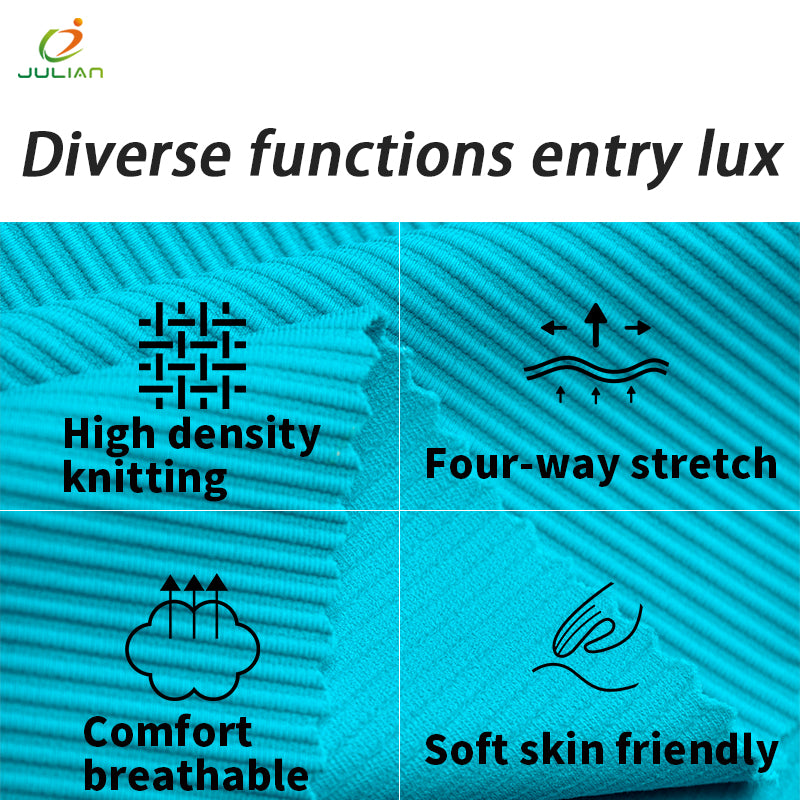 Clear texture soft and skin-friendly highly elastic and comfortable wicking sports bras nylon sportswear fitness yoga fabric