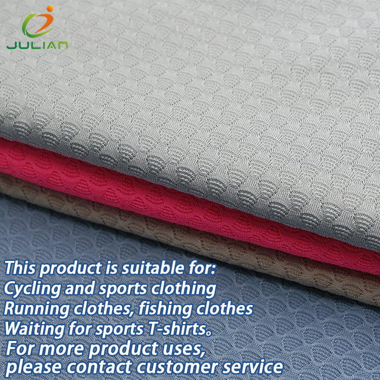 94%polyeater 6%spandex T-shaped jacquard cycling fabrics