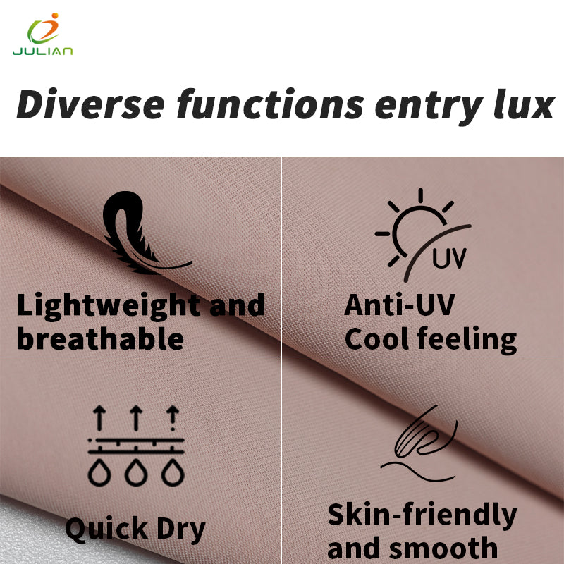 Fine texture fabric Soft touch Lightweight cycling Sun protection clothing Sun protection clothing Sportswear fabric