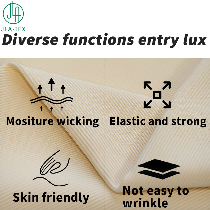 Yoga Fabric for Women Shenzhen Supplier Nylon Spandex Soft Stretchy Sports Fabrics for Making Clothes Jacquard Yoga Fabric