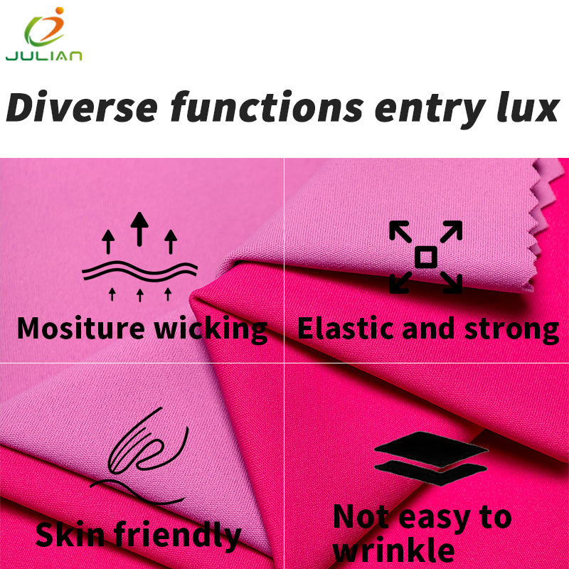 Textile clothing fabrics 230gsm customized nylon yoga fabric for sportswear Mositure wicking corset underwear knitted fabric