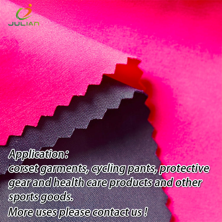 68.6%nylon 31.4%spandex high puncture resisitance strong bursting strength corset garments fabric