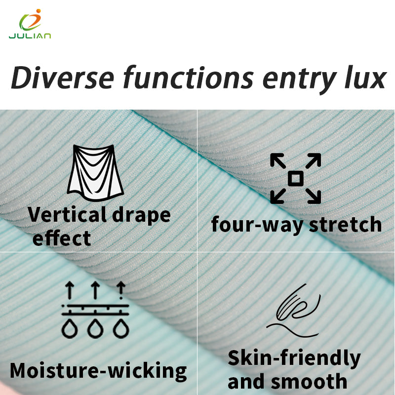 76%nylon 24% spandex  skin-friendly and smooth vertical drape effect four-way stretch moisture-wicking golf fabrics