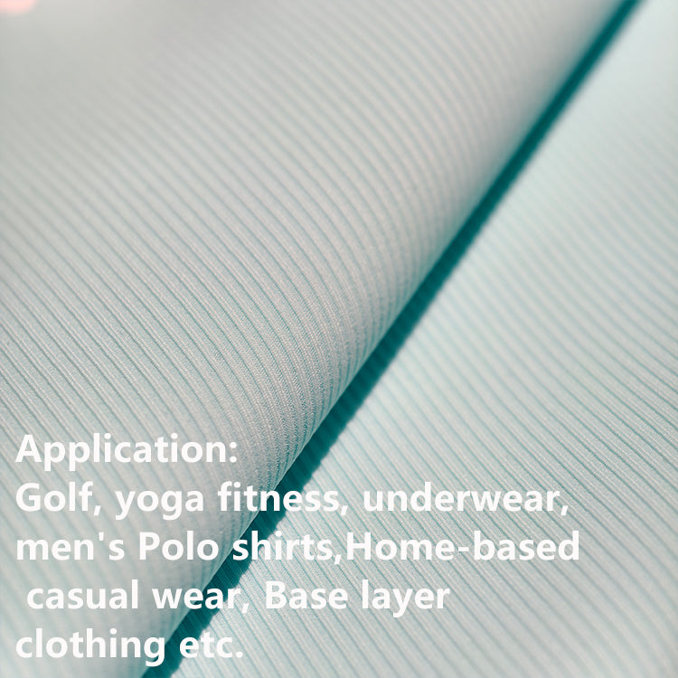 76%nylon 24% spandex  skin-friendly and smooth vertical drape effect four-way stretch moisture-wicking golf fabrics