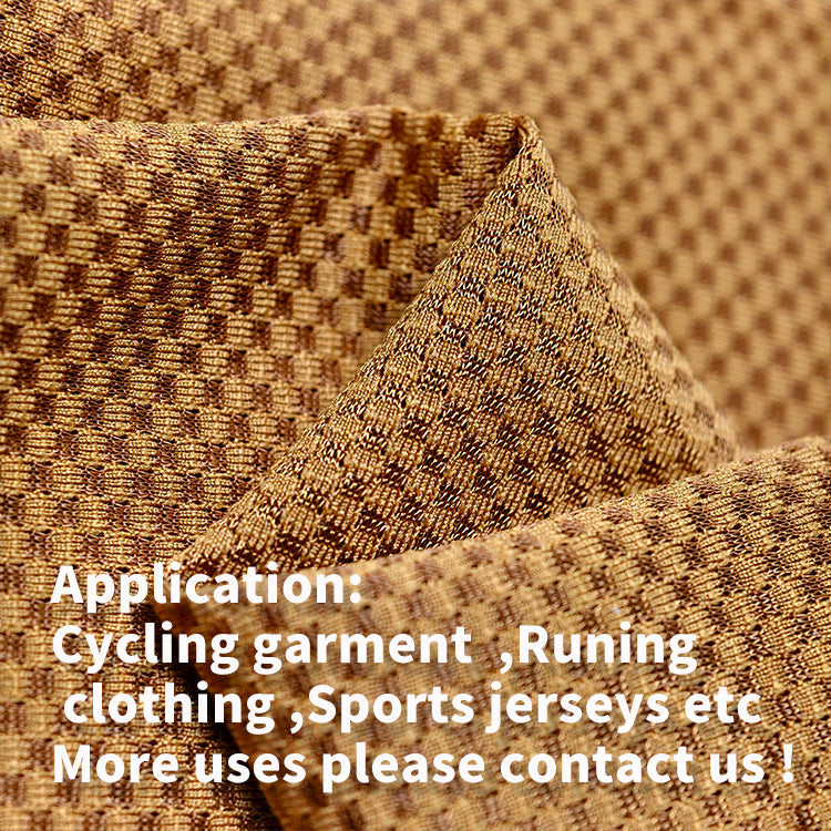 Customized Mesh Fabrics for Clothing Summer Clothing Sport Lightweight Running Cycling Jersey T Shirt Mesh Mesh Jacquard Fabric