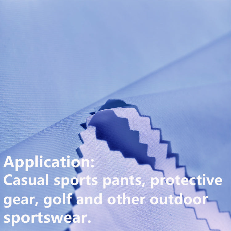 75% nylon  25% spande xwarp knitting hight quality crisp and wrinkle-resistant moisture wicking anti-pilling casual sports pants protective gear,golf fabrics