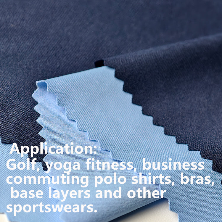 83%polyeater 17%spandex matte polyester plain knitted fabrics moisture wicking stretch not tight golf fabrics