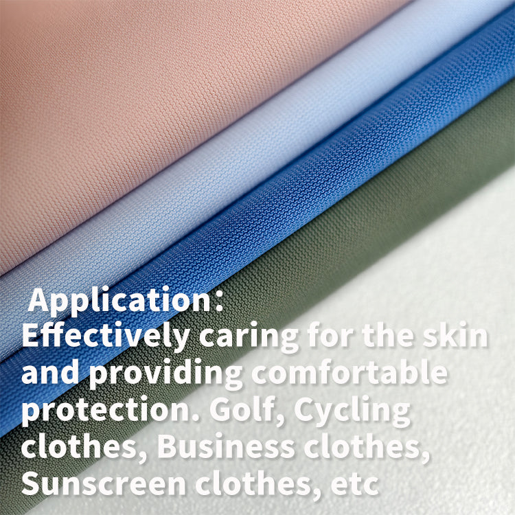 Fine texture fabric Soft touch Lightweight cycling Sun protection clothing Sun protection clothing Sportswear fabric