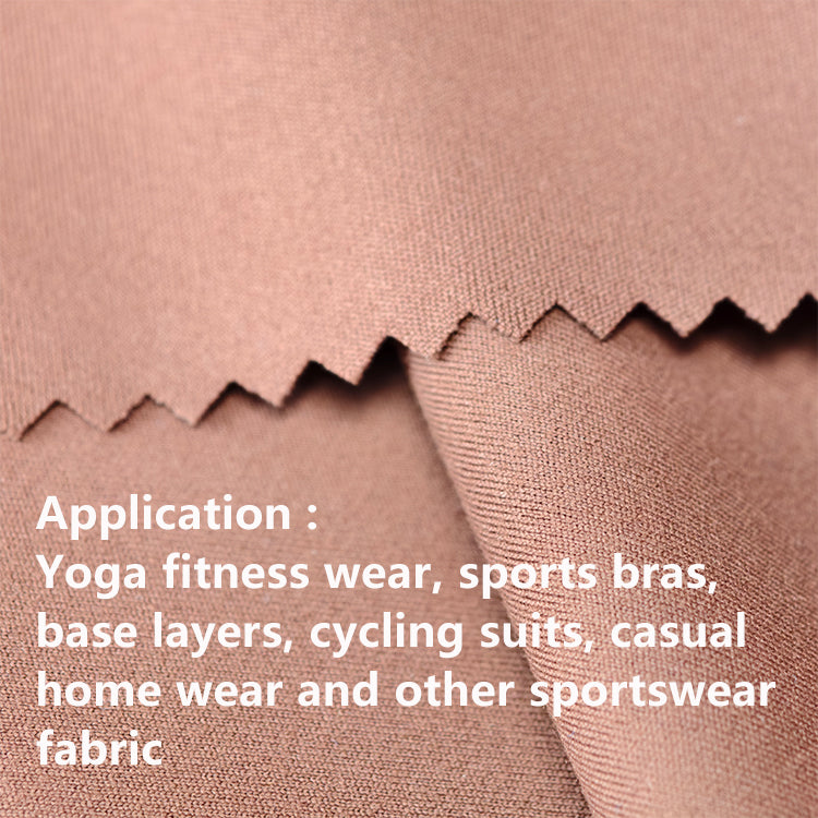 Golf Moisture Absorption Cycling Jersey Fabric Yoga Underwear Apparel Soft Andskin-friendly Fitness Brushed Sports Bra Fabric