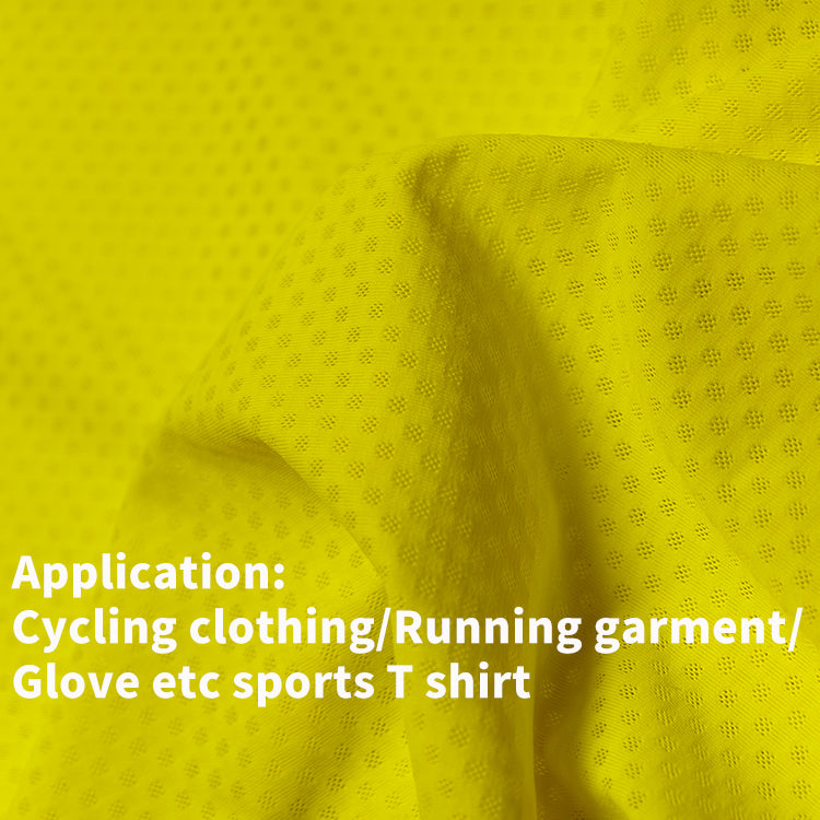 Wholesale Fabrics for Sports Clothing Wear Gloves Polyester Knitted Jacquard Net Fabric Flowers Pet Carrier Stretchy Mesh Fabric