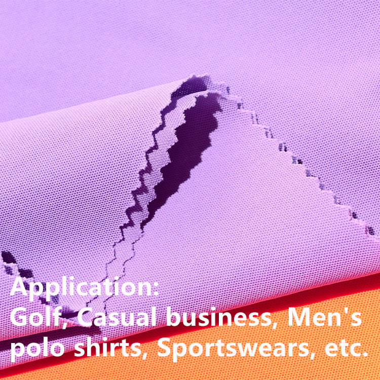 100%polyeater breathable and quick-drying strong wear resisitance golf fabrics
