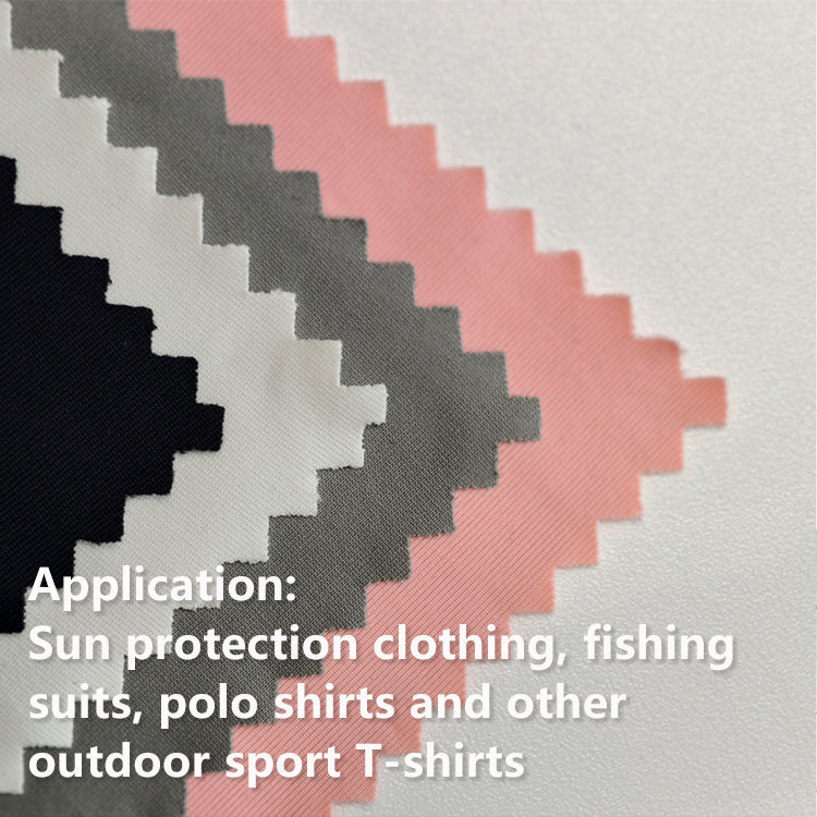 87% nylon 13% spandex skin friendly comfort cooling original yarn anti-UV50+ moisture-wicking sun protection clothing fishing suits polo shirts and outdoor sport  T-shirts