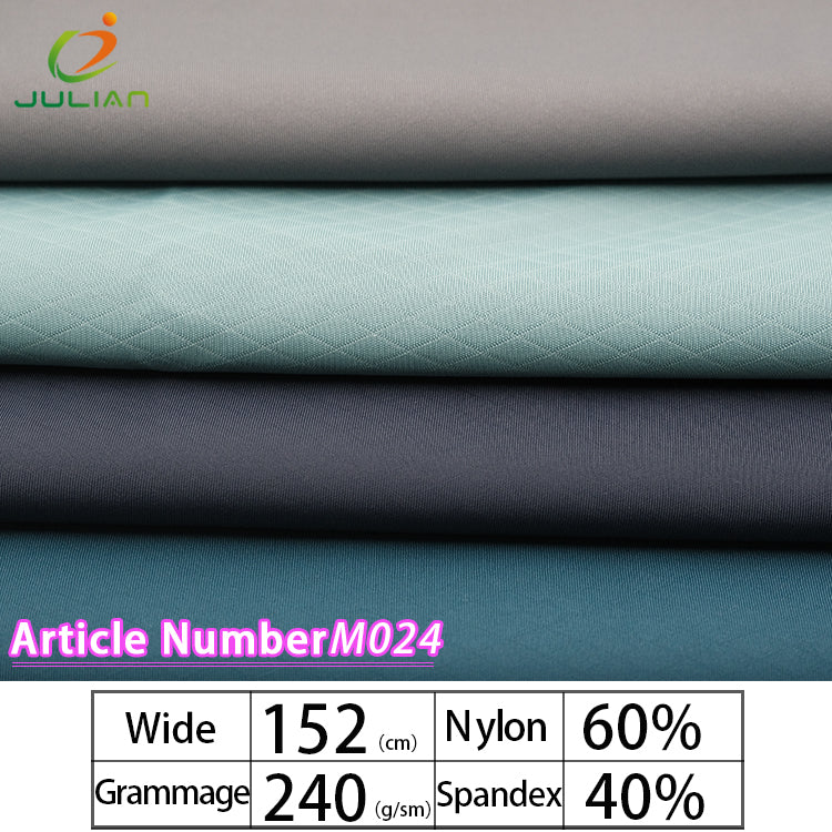 60%nylon 40%spandex double-sided jacquard fabric cycling fabric