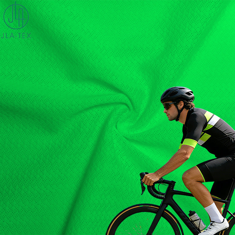 Polyester 81% Breathable Functional Fabric Cycling Fishing Clothing Running Glove Sports T Shirt Jacquard Polyester Fabric