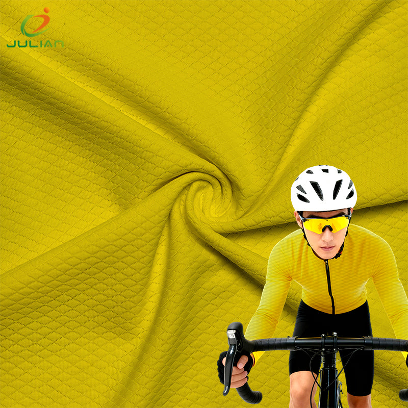 Gloves Fabric in Shenzhen Elastic Strech Jacquard Jersey Textile Fabrics for Clothes by Yard Weft Knit Custom Sports Fabric