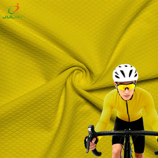 Gloves Fabric in Shenzhen Elastic Strech Jacquard Jersey Textile Fabrics for Clothes by Yard Weft Knit Custom Sports Fabric