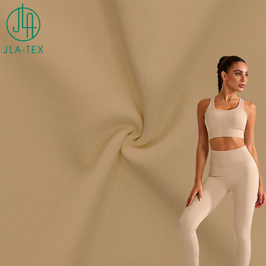 Yoga Fabric for Women Shenzhen Supplier Nylon Spandex Soft Stretchy Sports Fabrics for Making Clothes Jacquard Yoga Fabric