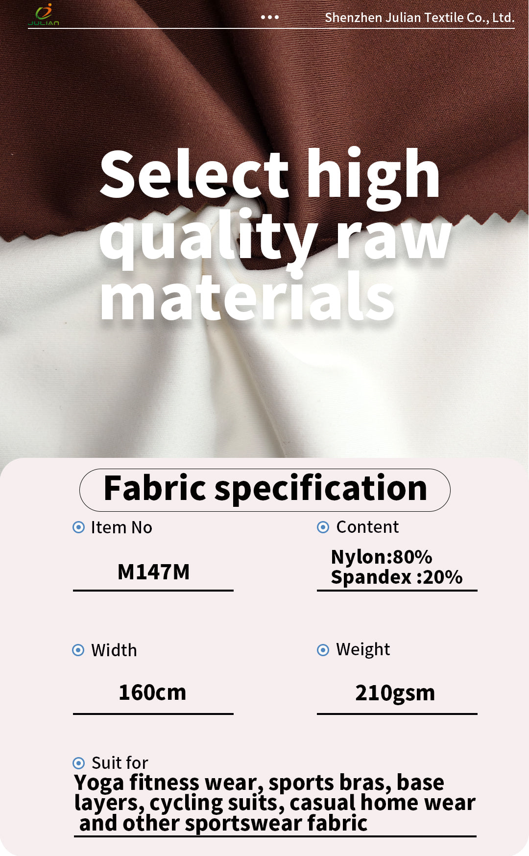 Golf Moisture Absorption Cycling Jersey Fabric Yoga Underwear Apparel Soft Andskin-friendly Fitness Brushed Sports Bra Fabric