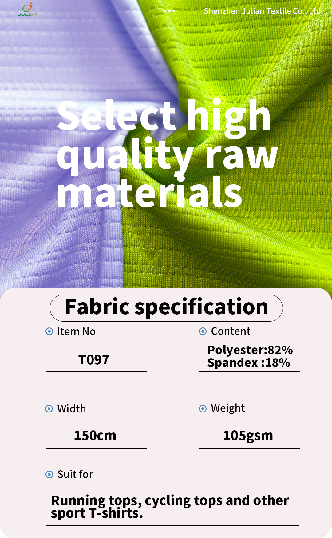 Stretch jacquard custom wicking fabric sportswear running fabrics men's clothing polyester roll for t shirt polyester fabric