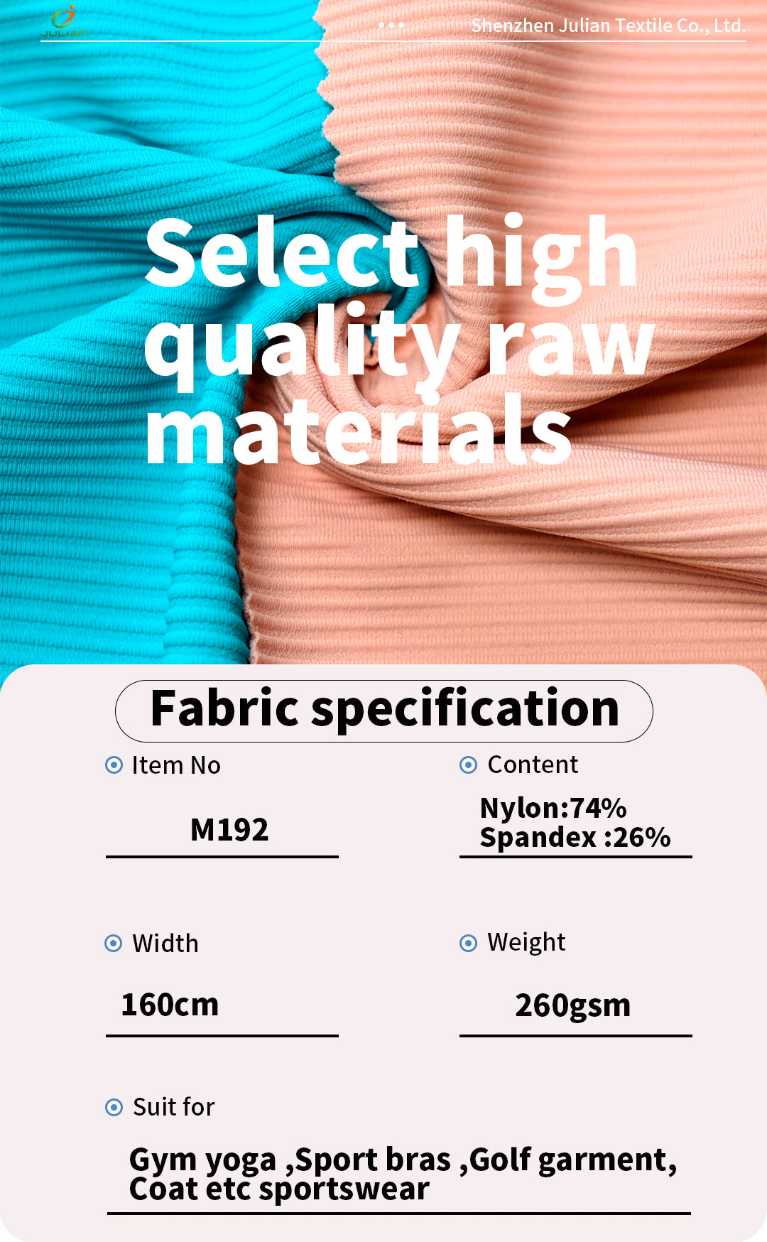 Clear texture soft and skin-friendly highly elastic and comfortable wicking sports bras nylon sportswear fitness yoga fabric