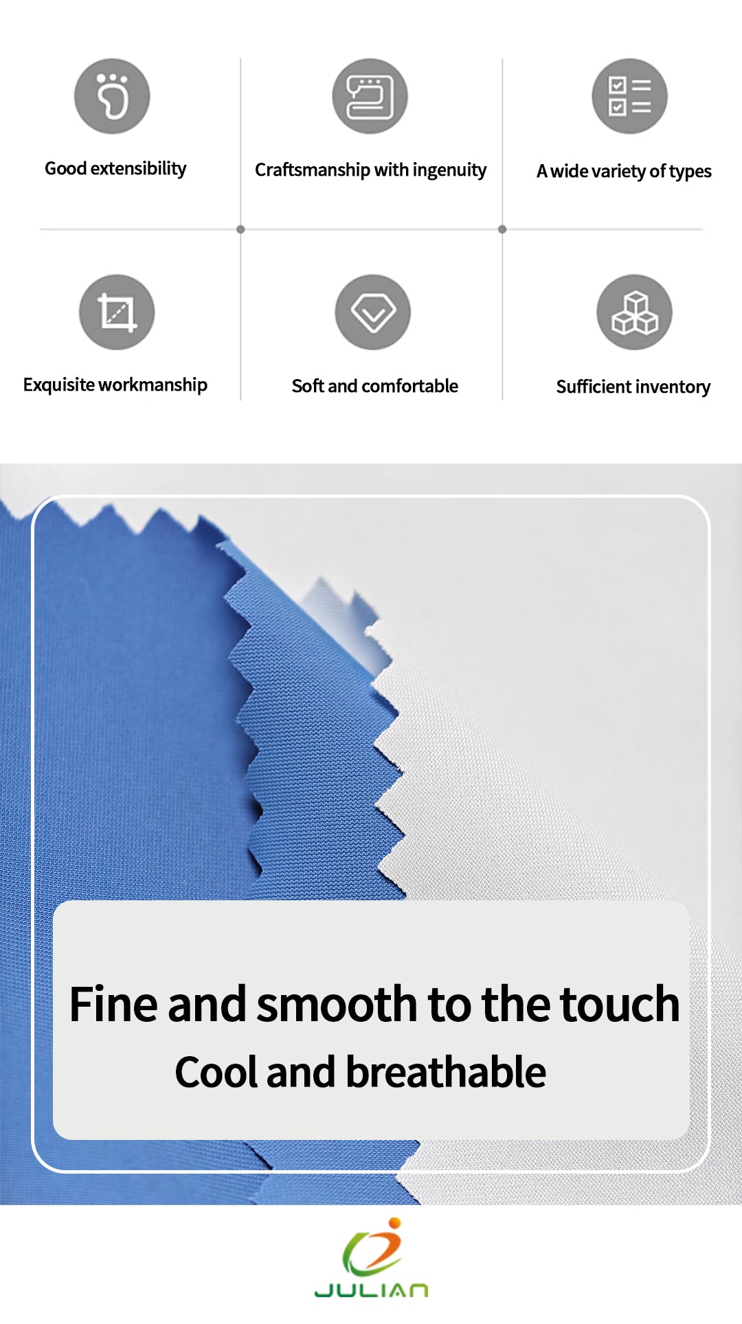 Fine texture fabric Soft touch Lightweight cycling Sun protection clothing Sun protection clothing Sportswear fabric