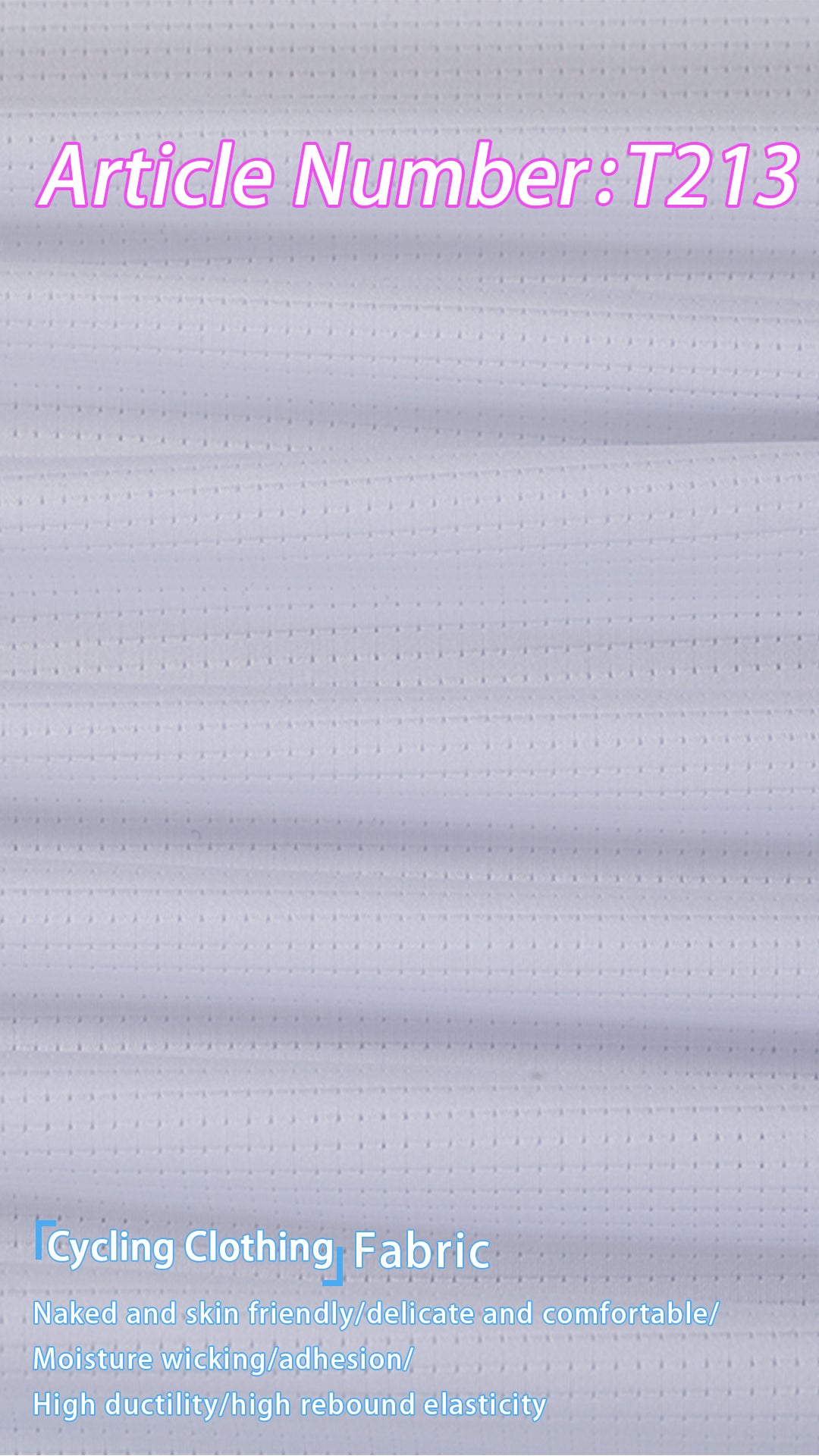 83%polyeater 17%spandex lightweight and breathable toursided elasticity quick-dry cycling fabrics