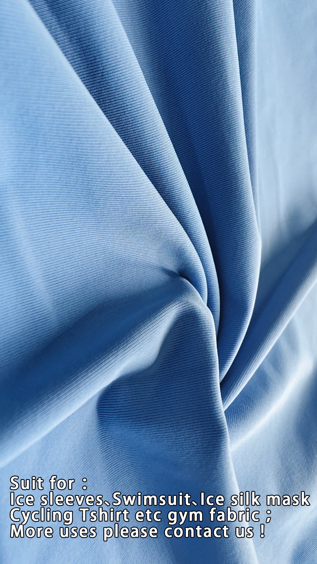 Women Swimsuits Underwear Bras Fabric Anti-UV Fabrics protection Lightweight Sun protection Sports Ice Silk Sunscreen Fabric