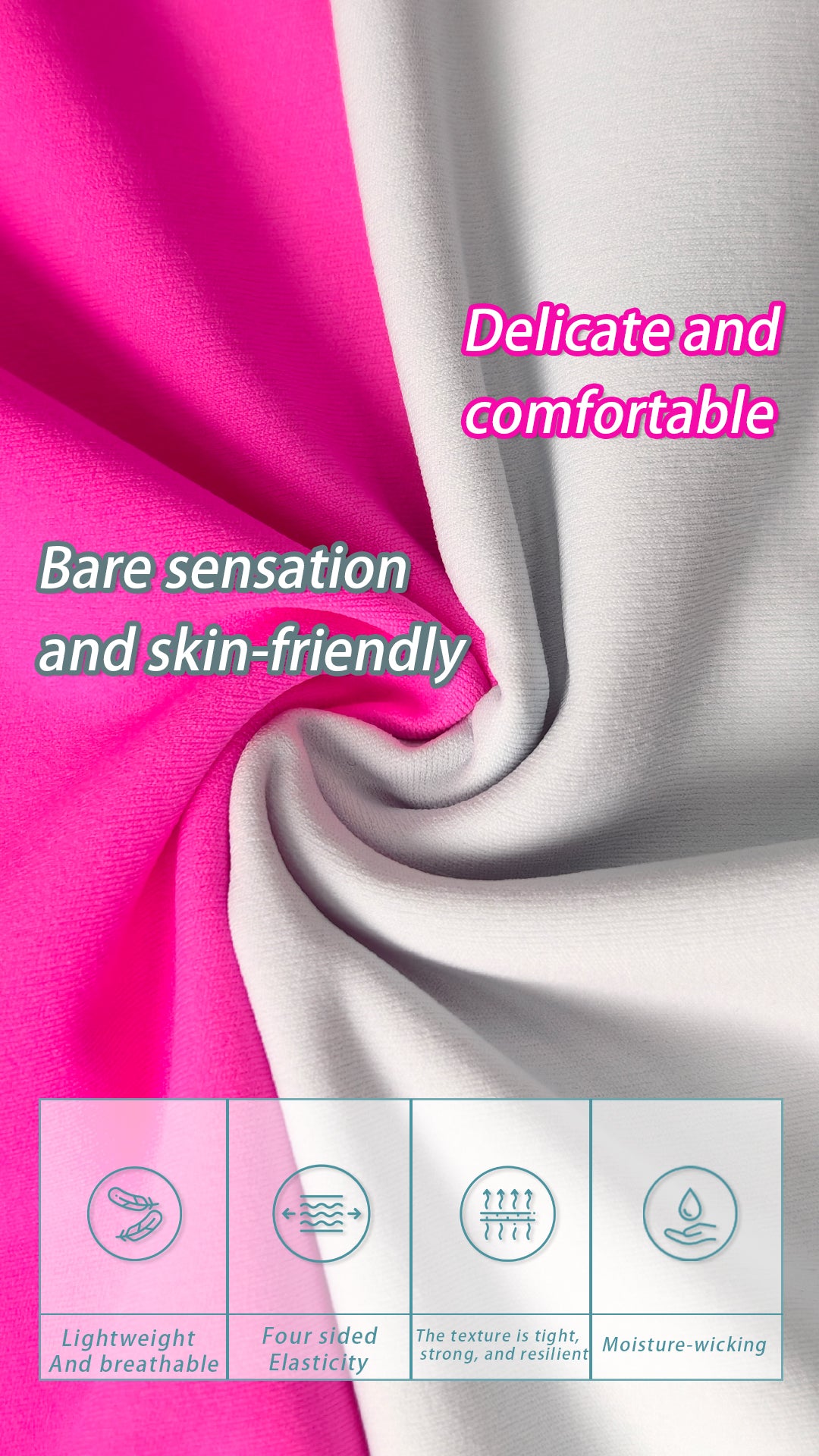 75%nylon 25%spandex high elasticity and slinght pressure Yoga&fitness fabric