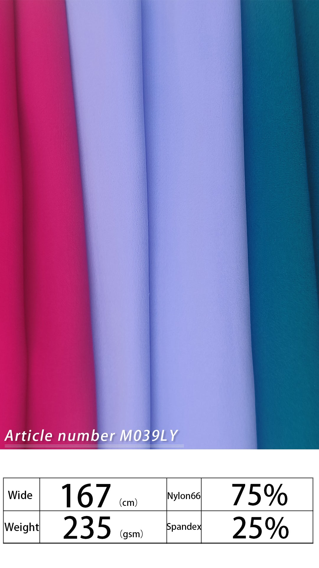 75%nylon 25%lycra double-sided sanding yoga clothing fabric