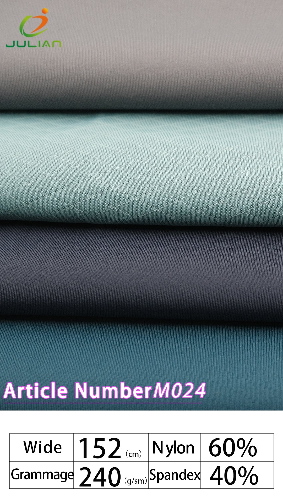 60%nylon 40%spandex double-sided jacquard fabric cycling fabric