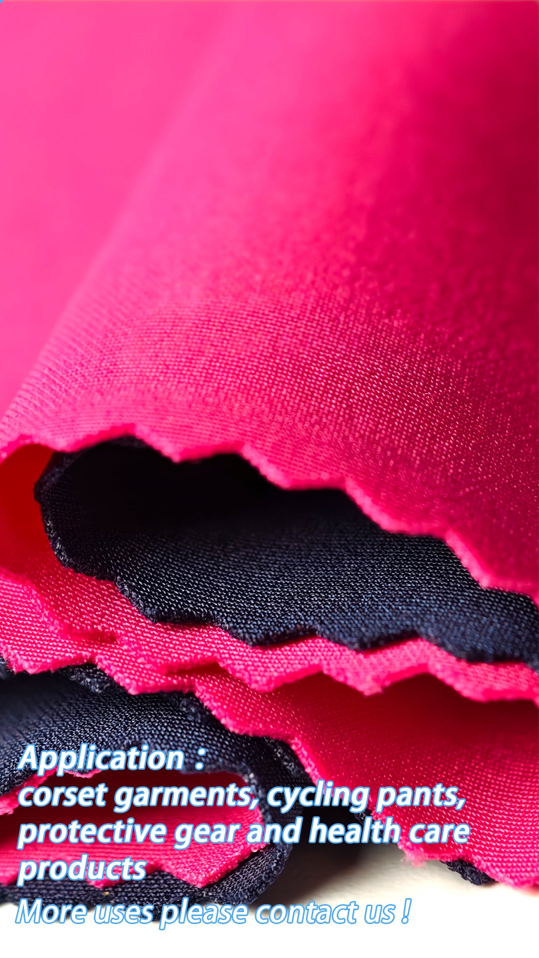 68.6%nylon 31.4%spandex high puncture resisitance strong bursting strength corset garments fabric