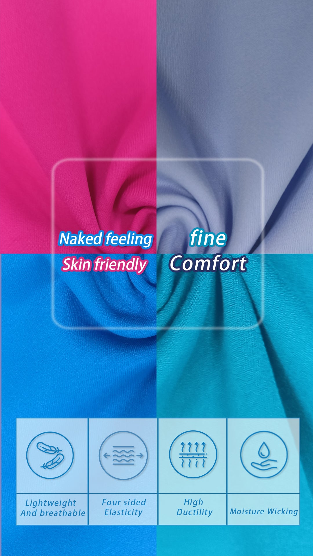 75%nylon 25%lycra double-sided sanding yoga clothing fabric