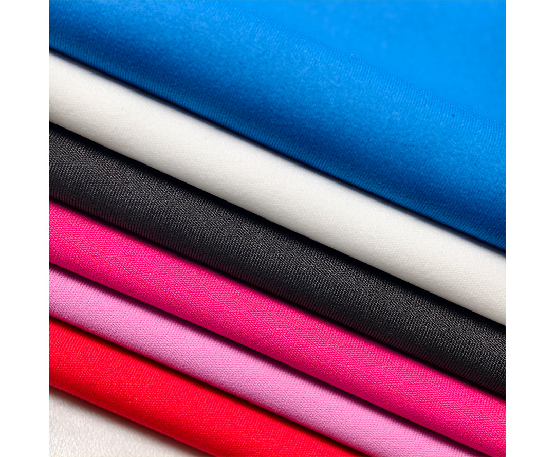 Textile clothing fabrics 230gsm customized nylon yoga fabric for sportswear Mositure wicking corset underwear knitted fabric